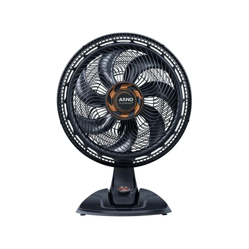 Ventilador de Mesa Arno X-Treme 7 40cm 7 Pás 3 Velocidades Cinza e Cobre