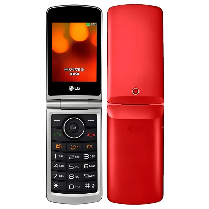 Celular Para Idosos Lg G360 4g Zona Rural Radio Dois Chip Vermelho