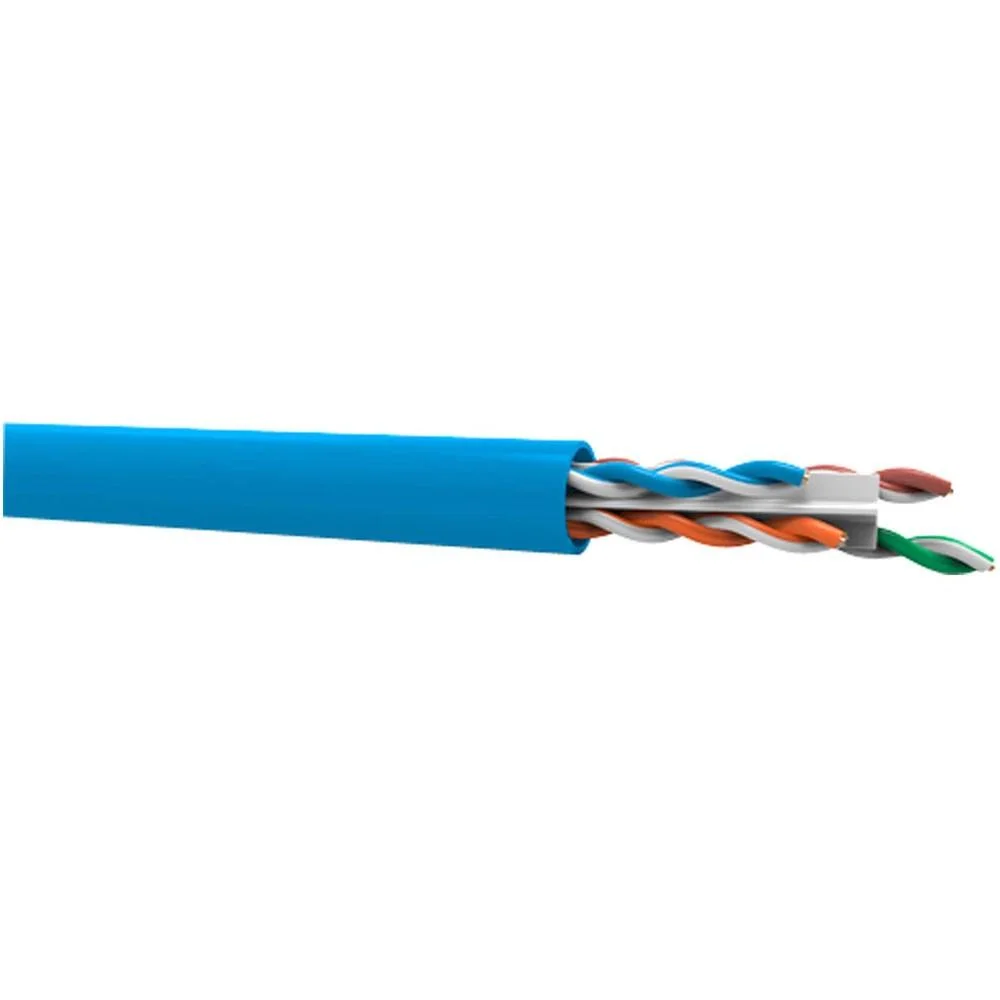 100m Cabo Cat6 Furukawa + 20 Conectores + 20 Capas Azul