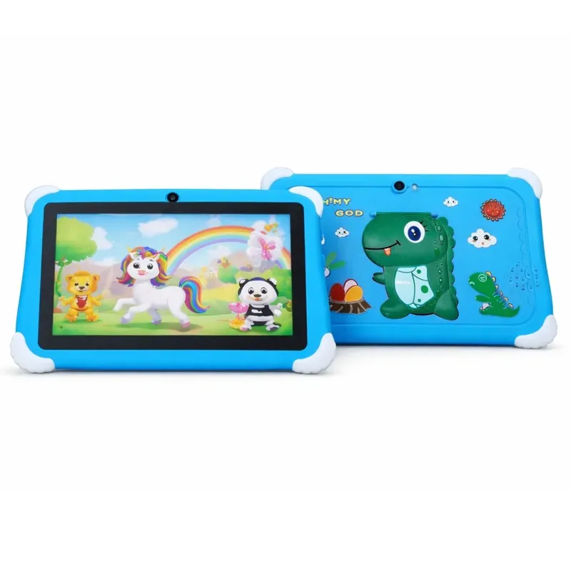 Tablet Infantil 7" Android 13 4gb Ram 64gb Com Capa Protetora Dinossauro