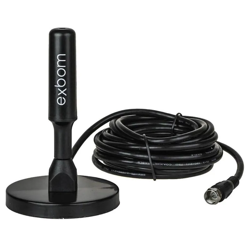 Antena Externa/Interna HDTV 360° c/ 3mts de Cabo 3.5DBI