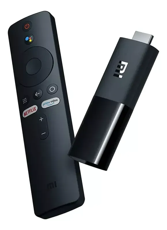 Smart Tv Stick Xiaomi 2ª Geração Com Controle De Voz | Full Hd, 8GB, 1gb Ram, Android | Preto.