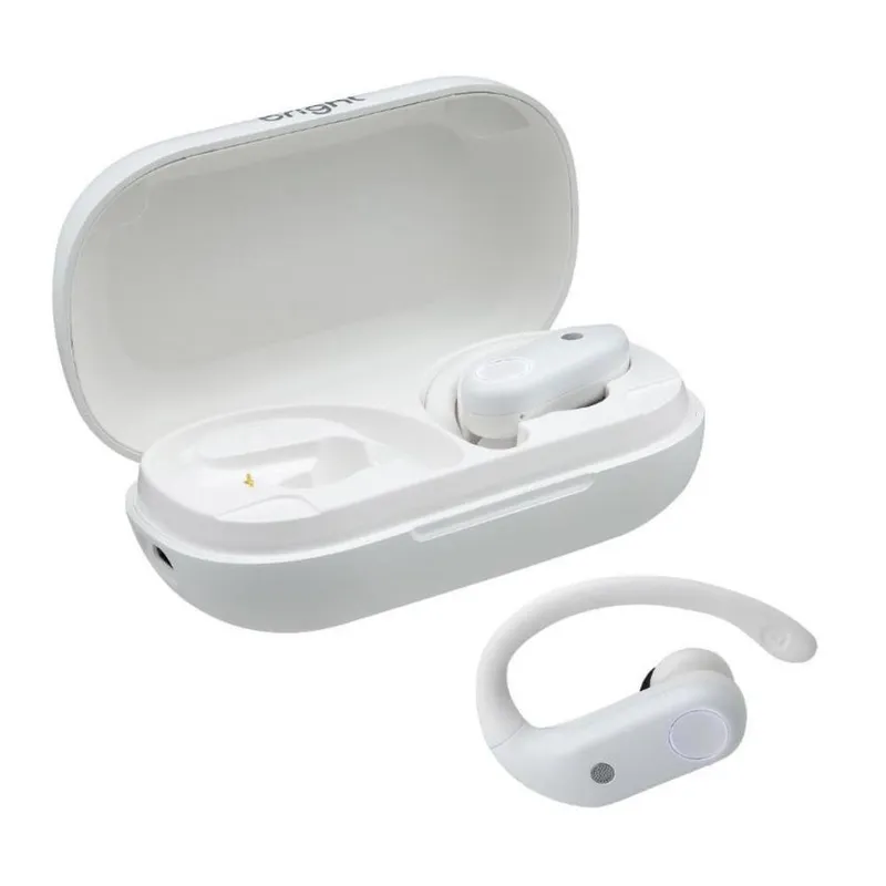 Fone De Ouvido Bluetooth Sport Resistente À Água Branco Bright Fn571