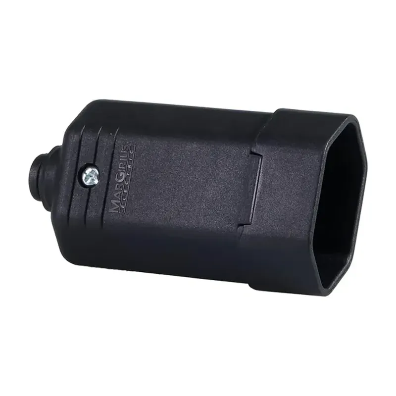 Tomada 2 Pinos 10a Fêmea Tmd11 Preto Margirius