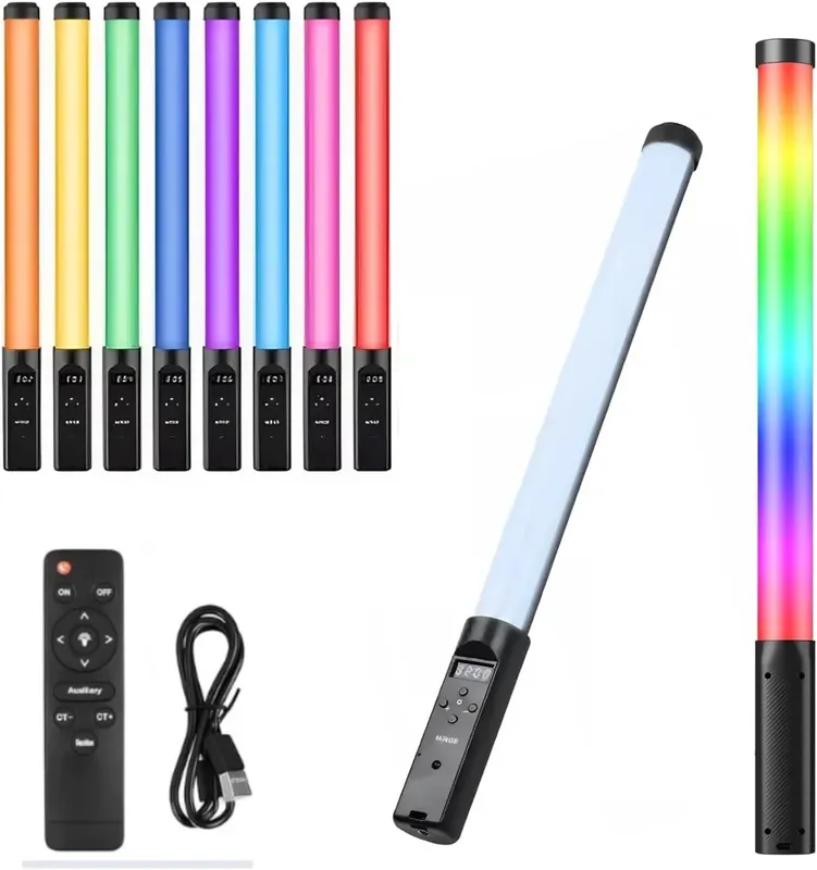Bastão De LED Fotografia Colorido RGB