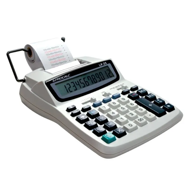 Calculadora de Impressão Procalc , 12 dígitos, Bivolt LP45 Branca