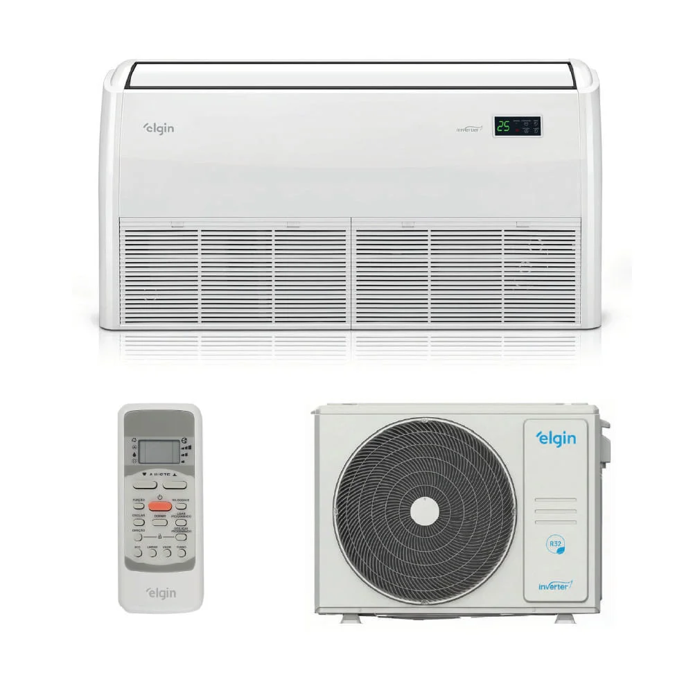 Ar Condicionado 56000 Btus Split Piso Teto Inverter Elgin Frio Plus R-32 220v Monofásico