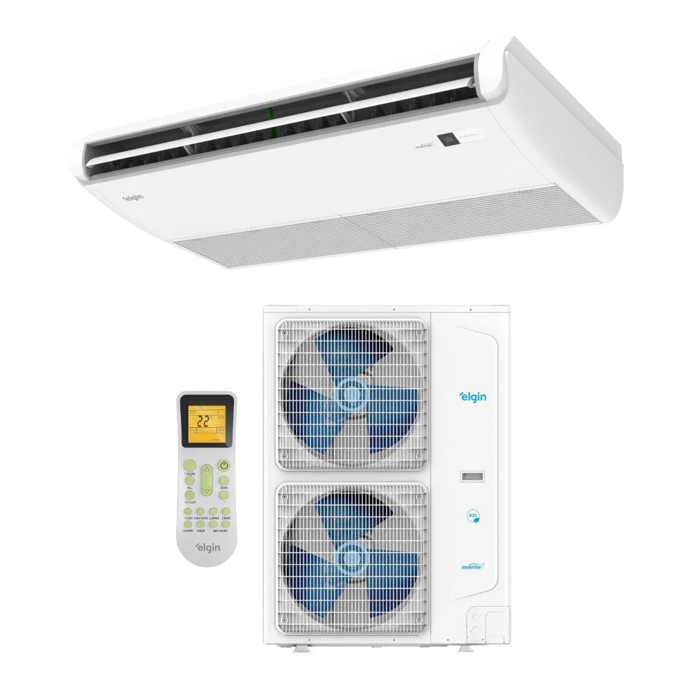 Ar Condicionado 56000 Btus Split Piso Teto Inverter Elgin Frio Wifi PXFC60C2WBCB 220v