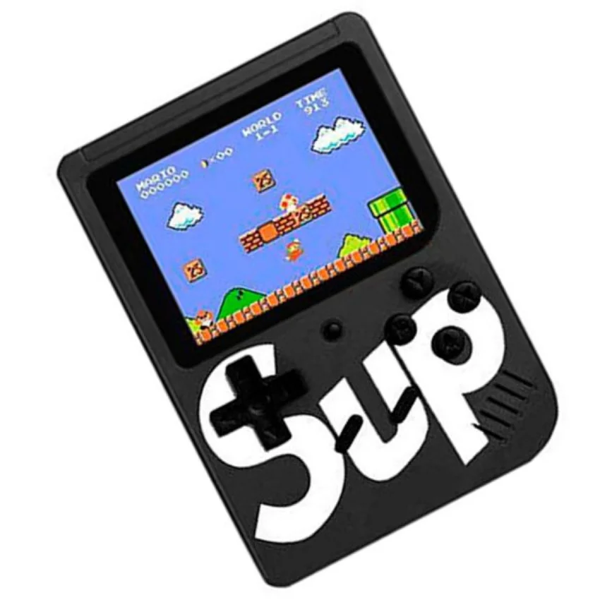 Vídeo Game Portátil Mini Console Box Retrô Clássico Com 400 Jogos Preto 2.9" - Sup