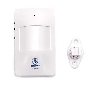 Sensor De Presença Anunciador Sonoro Ajustável Campainha Branco