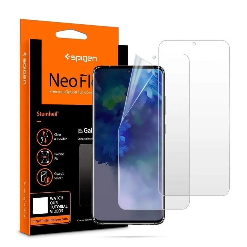 Kit 2x Pelicula Spigen Galaxy S20 5g Neo Flex Hd