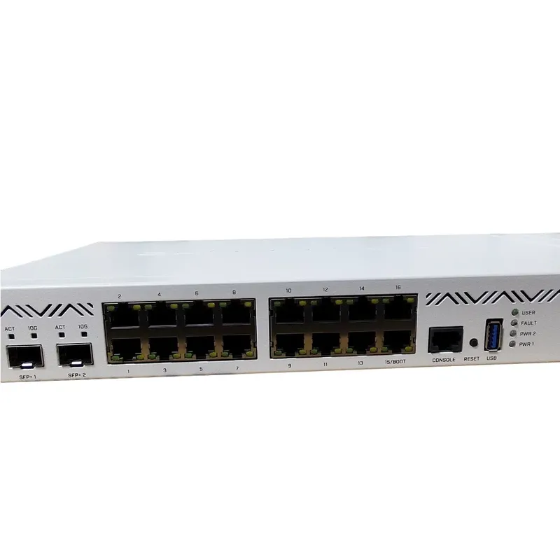 Roteador Mikrotik Ccr2004-16g-2s+ Branco 100v/240v