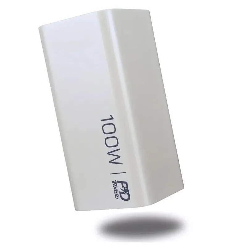 Carregador Portatil Super Rapido 20000mha Pd 100w Compativel Com Mac, Starlink Mini Branco