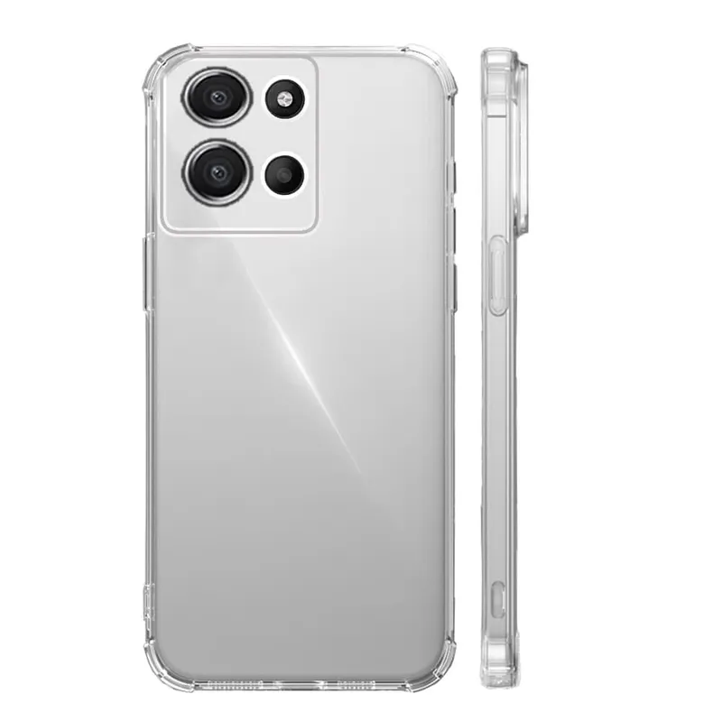 Capinha Capa Compatível Com Motorola Moto G15 Tela 6.7 Borda Anti Queda Transparente Cor:transparente