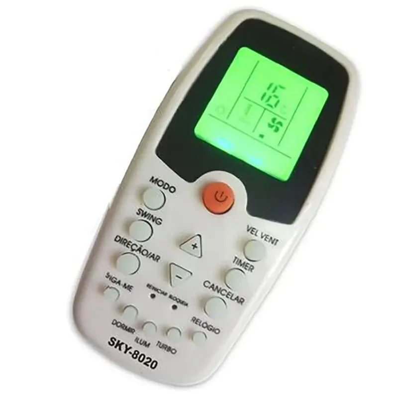 Controle Remoto Vc Mbtech Para Ar Komeco Zh/kz-01 Compatível