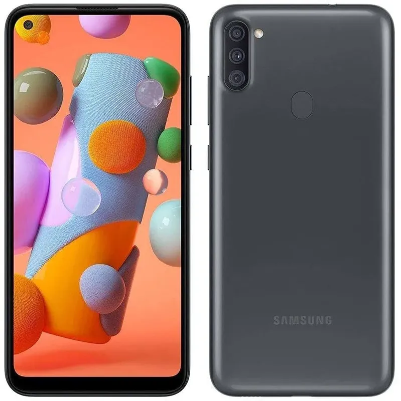 Smartphone Samsung Galaxy A11, 64GB, 3 GB, Câmera Tripla, Preto - Sm-a115m/ds