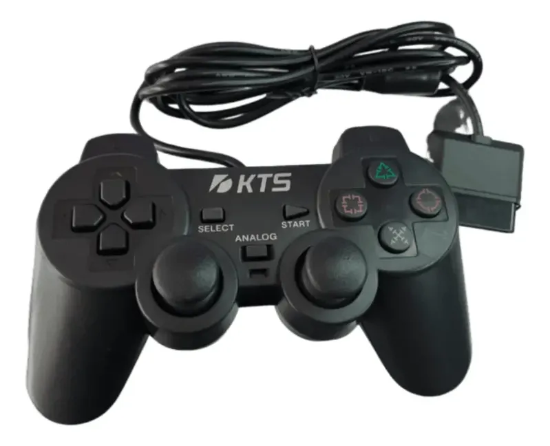 Controle Joystick Para Playstation 2 Com Fio Ps2 Kts