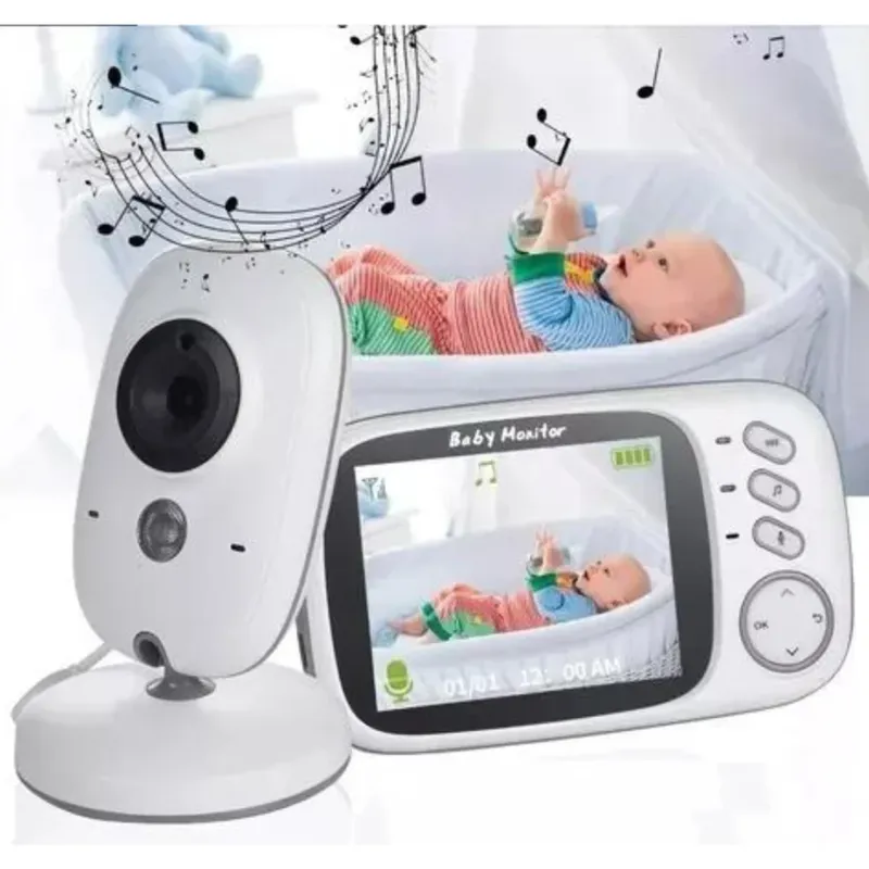 Baby Monitor Vb603 Baba Eletrônica Com Monitor 110v/220v Color Blanco
