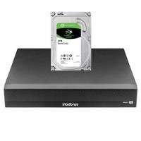 Kit Intelbras, DVR Mhdx 3116-c, Multi HD + HD 2TB