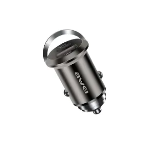 Carregador Veicular Awei C-708 | 45w, Usb-a + Type-c, Pd E Quick Charge