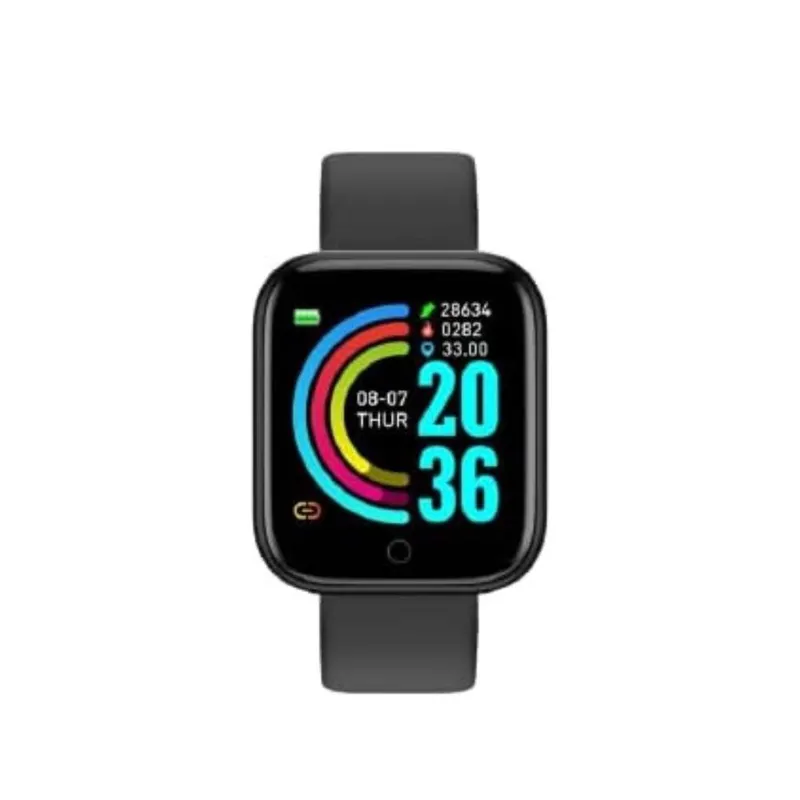 Smartwatch D20, Android, Ios, Fotos, Nf, Preto