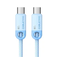Cabo Carregador Usb C Turbo Pd 60w Para Android Iphone 50cm
