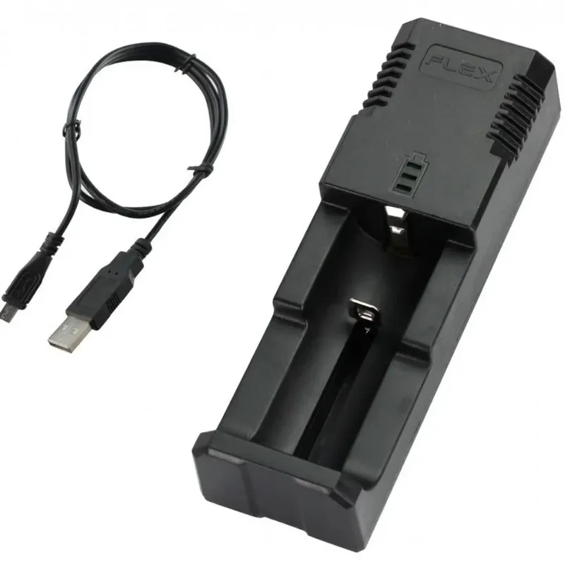 Carregador Xcell Fx-c07 Baterias 26650/22650/18650/18500 Flex