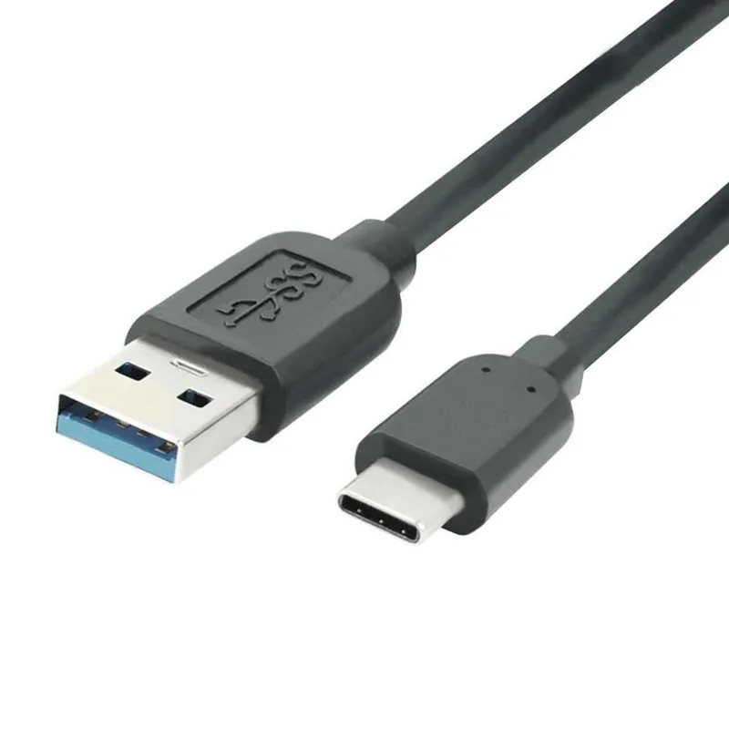 Cabo Usb C 3.0 Type C 1 Mt Para Samsung Galaxy S8 S9 S10 - Preto