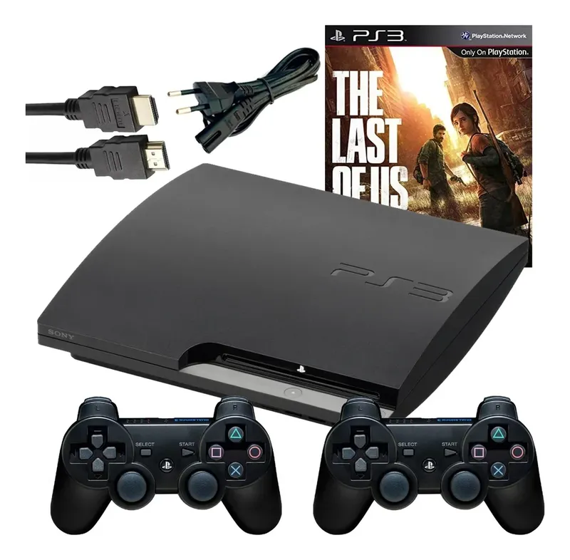 Console Ps3 Slim + 50 Jogos