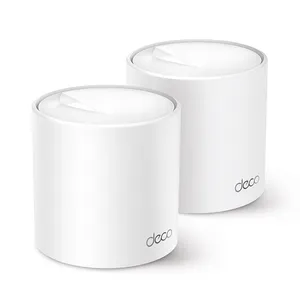 Roteador TP-Link Deco X50, 2402 Mbps, WiFi 6, AX3000, 2 Antenas Internas, Dual Band 2.4/5Ghz, Branco - 02 Unidades