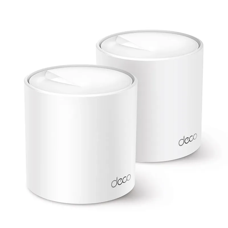 Roteador TP-Link Deco X50, 2402 Mbps, WiFi 6, AX3000, 2 Antenas Internas, Dual Band 2.4/5Ghz, Branco - 02 Unidades