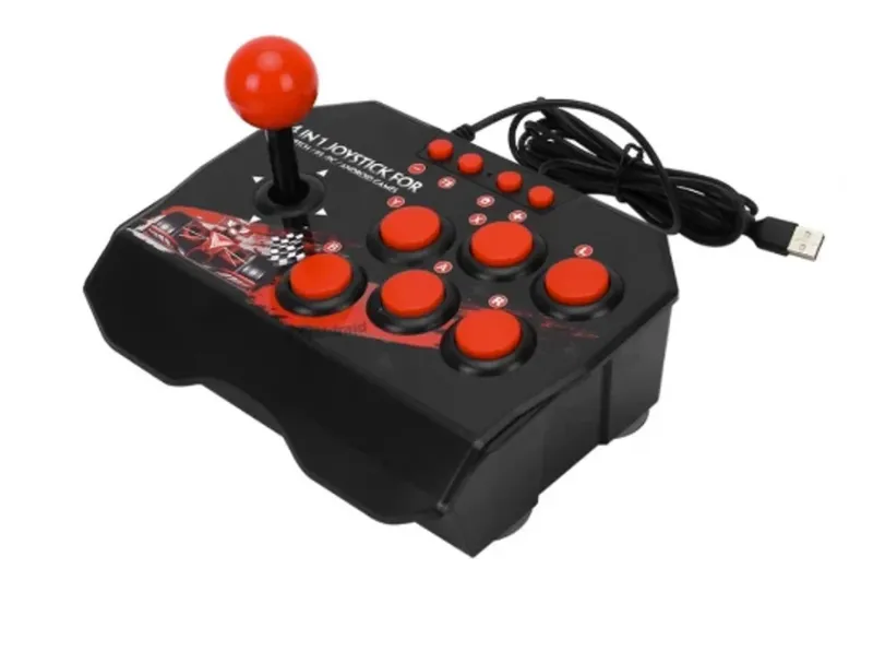 Controle Gamer Fliperama Jogos Arcade Compativel PC Playstation 3 Nintendo Switch