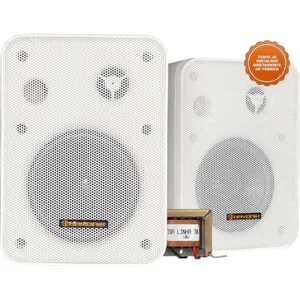 Caixa Acústica Hayonik Ambience Line Msb60nc Com Trafo 70v(10w) Branca - Par / 2