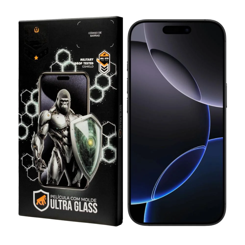 Película Para Iphone 16 Pro Max - Ultra Glass - Preta - Gshield