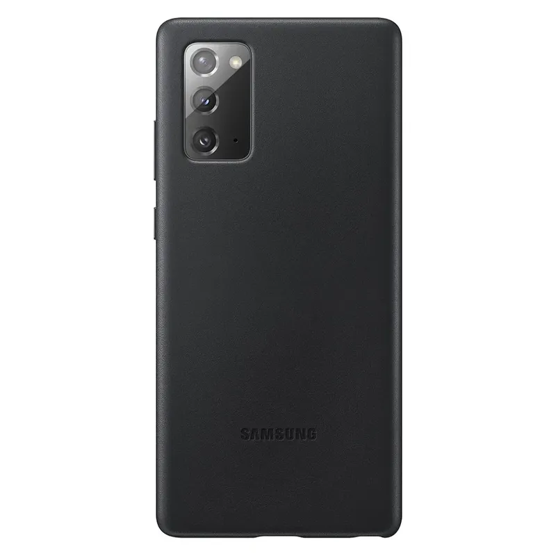 Capa Samsung Leather Back Galaxy Note 20 6.7 Pol N980 - Preta