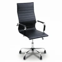 Cadeira De Escritório Esteirinha Oficial Ergonomia Alta - Preto - 1
