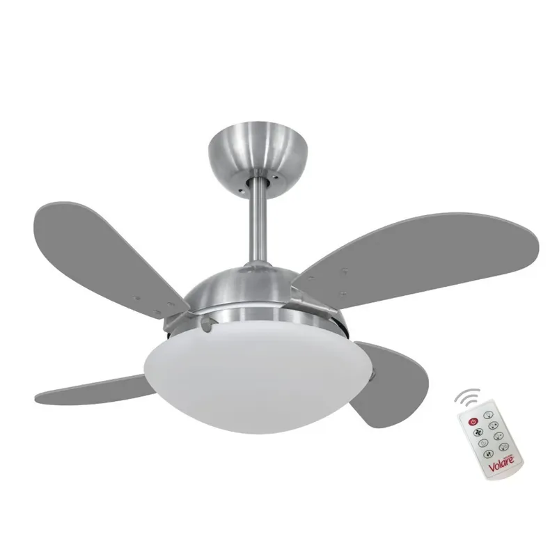 Ventilador Air Lil Titanio 127v E Controle Remoto