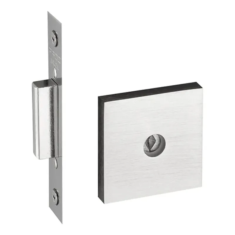 Fechadura Trava Auxiliar Tetra Chave 1500 Quadrada Cromado 40mm Pado