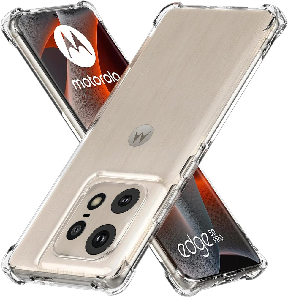 Capa Anti-impacto Transparente Para Motorola Moto Edge 50 Pro