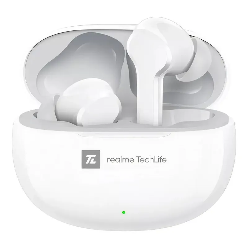 Fone De Ouvido Gamer Sem Fio Realme Techlife Buds T100 Pop, Branco