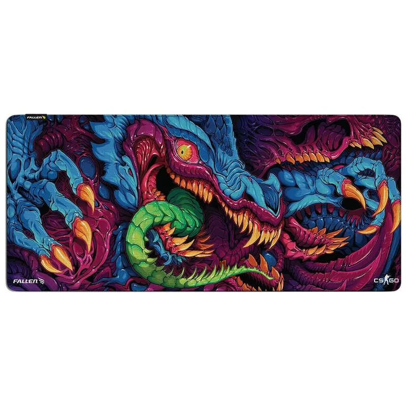 Mousepad Gamer Fallen Cs:go Hyper Beast, Speed+, Estendido 900x400mm - MP-CS-HB-SM-ES