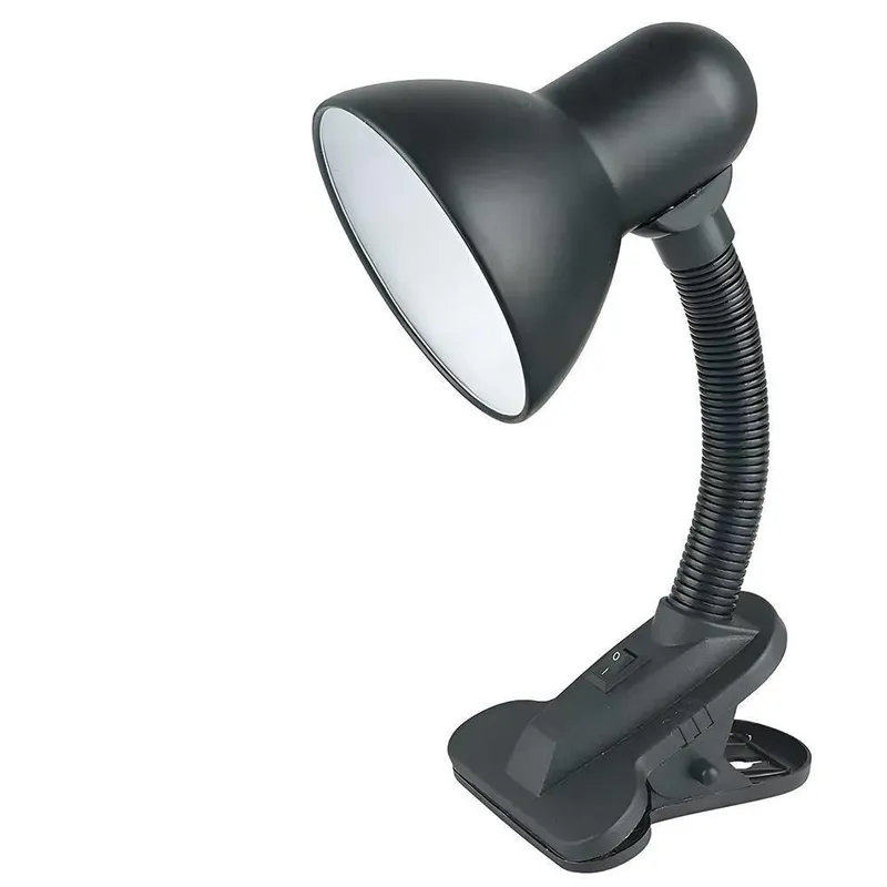 Luminária De Mesa Articulada Presilha Bivolt - Preto Cor:preto