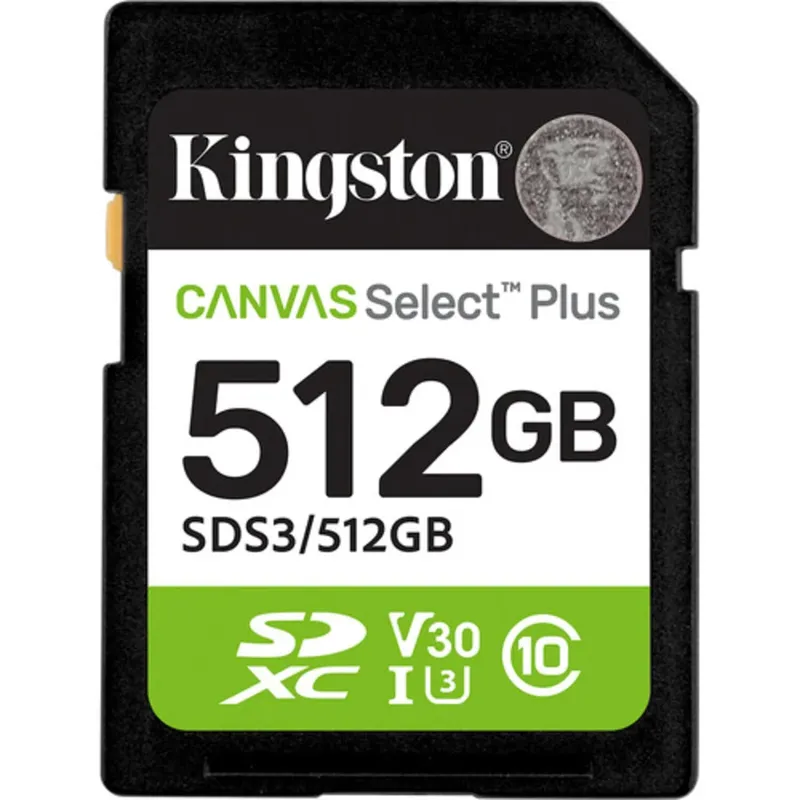 Cartão Memória Kingston Sd Xc 512gb 150mb/s Uhs-i V30 Sds3/512gb