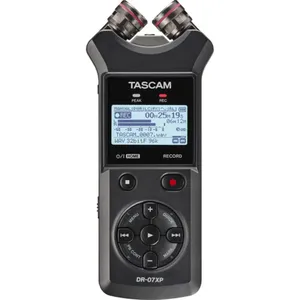 Gravador Tascam Dr-07xp Portátil Com Microfone Ajustável