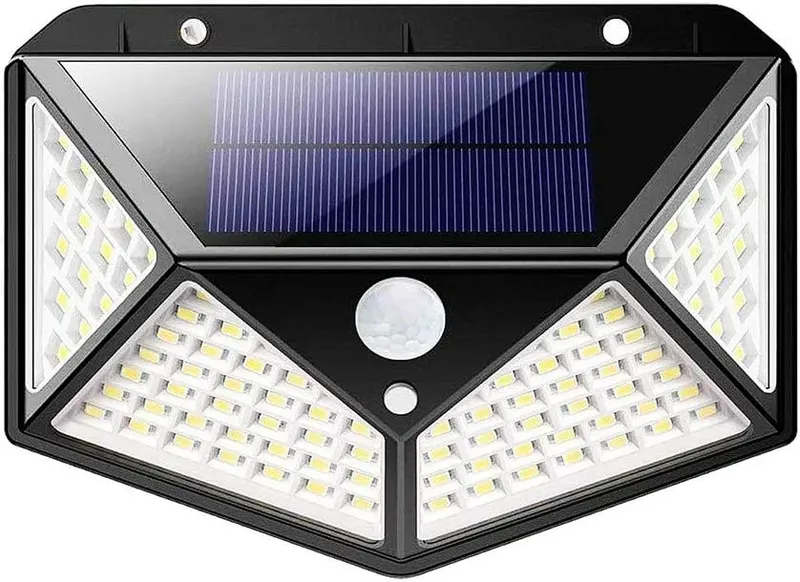 Luminária Solar Arandela Parede Sensor Presença Luz LED