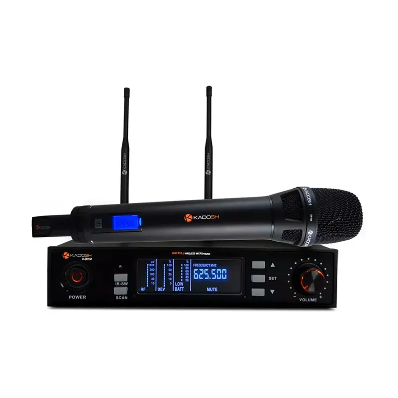 Microfone Sem Fio K901m Dinâmico Cardioide Uhf Kadosh