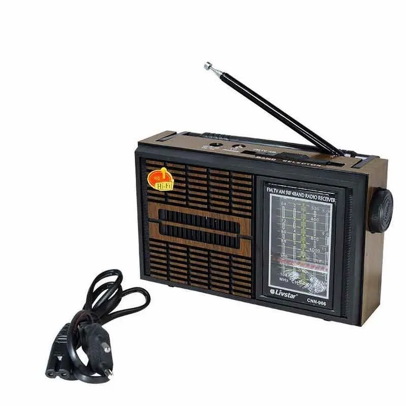 Rádio Portátil Am Fm Entrada Fone De Ouvido Sem Usb