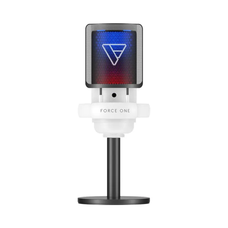 Microfone Force One Hero Arm Pro / Iluminacao RGB