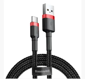 Cabo Usb Baseus Cafule Para Tipo-c 2a 3m Vermelho