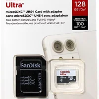 Cartao De Memoria Micro Sd 128GB Classe 10 Sdsdqunr-128g-gn3ma 100 Mb/s Sandisk